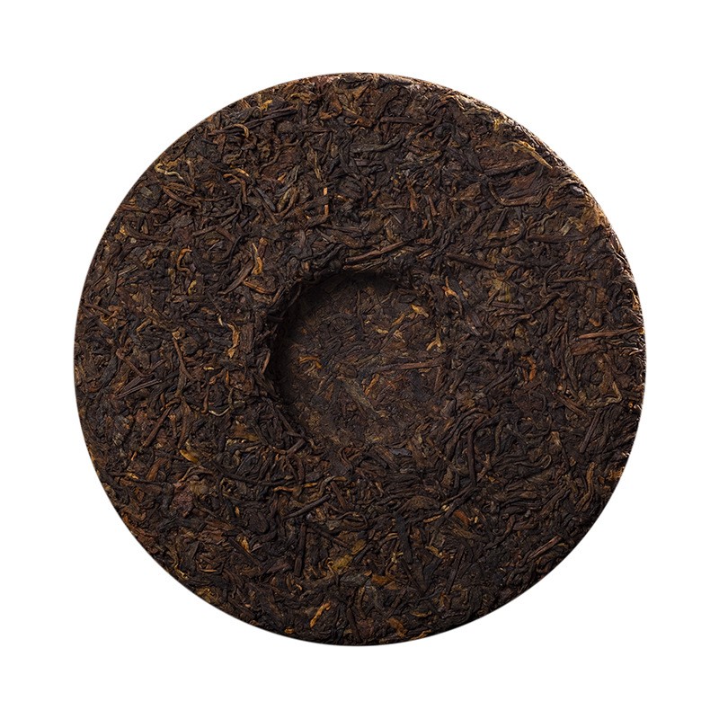 云南普洱茶熟茶07大贵饼七子饼357g普洱茶源头厂家批发勐海普洱茶图4