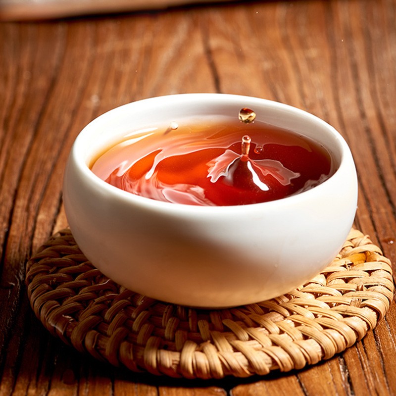 碎银子 云南糯香味茶化石云南普洱茶普洱熟茶叶批500g桶装爱茗斋图4