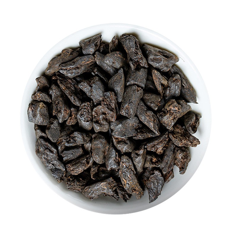 碎银子 云南糯香味茶化石云南普洱茶普洱熟茶叶批500g桶装爱茗斋图5