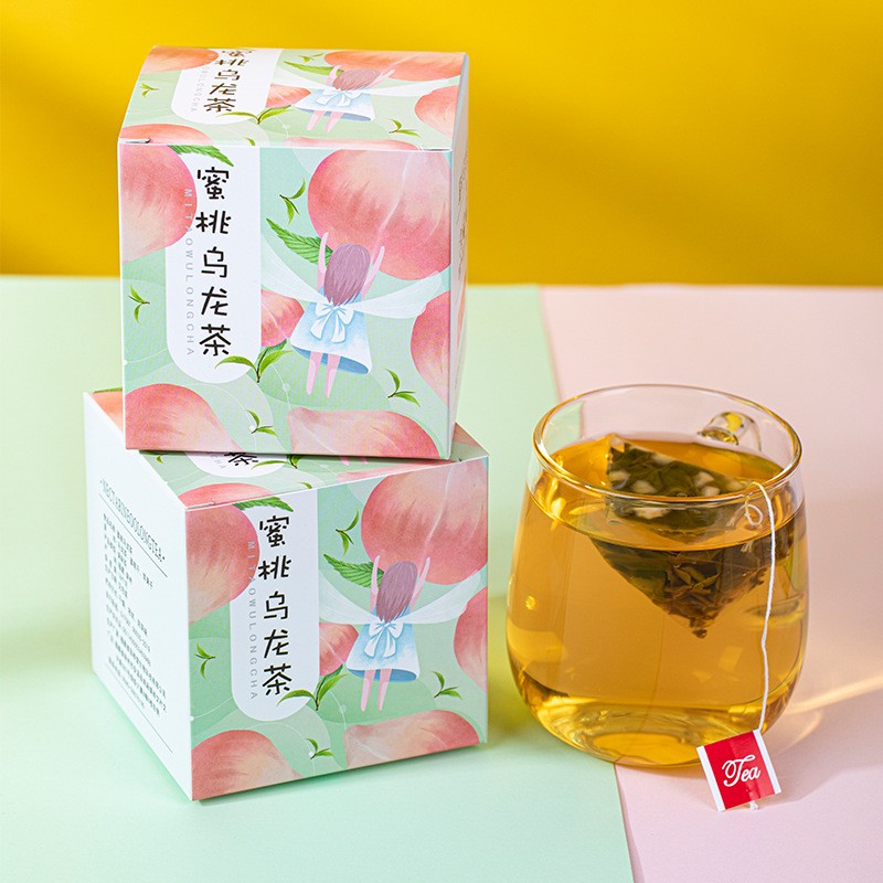 蜜桃乌龙茶白桃乌龙水果茶冷泡茶茶包立体三角包茶叶组合花茶批发图3