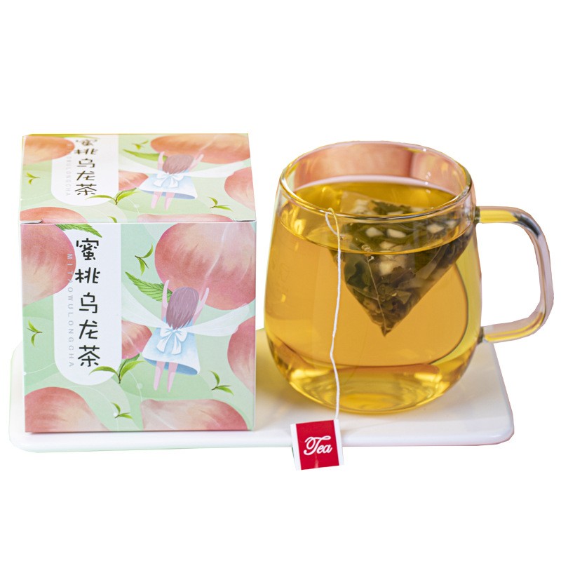 蜜桃乌龙茶白桃乌龙水果茶冷泡茶茶包立体三角包茶叶组合花茶批发图5