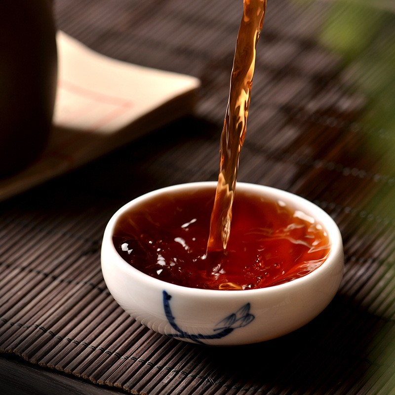2020冰岛地界普洱茶纯料发酵熟茶饼357g熟茶七子饼现货直供甜香型图4