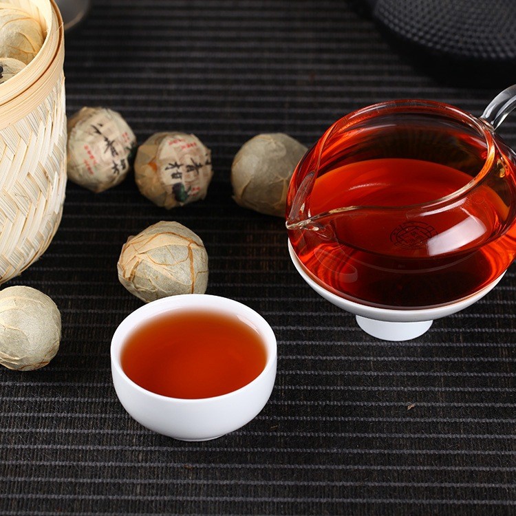 小青柑新会柑陈皮现货普洱柑皮黑茶柑普茶叶250g图4