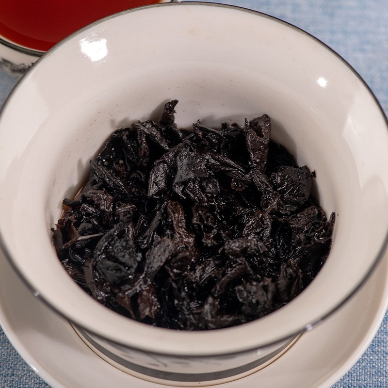 批发地摊茶普洱茶 云南 熟茶357克 陈年 老普洱 勐海干仓七子饼图4