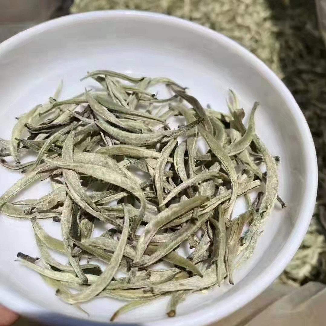 云南白毫银针散装批发古树白茶大白毫花香银针单芽月光白新茶散茶图2