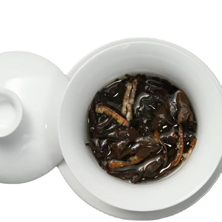 2022雅逸轩茶叶批发 福鼎白茶新会陈皮小茶饼 贡眉陈皮礼盒 陈年图5