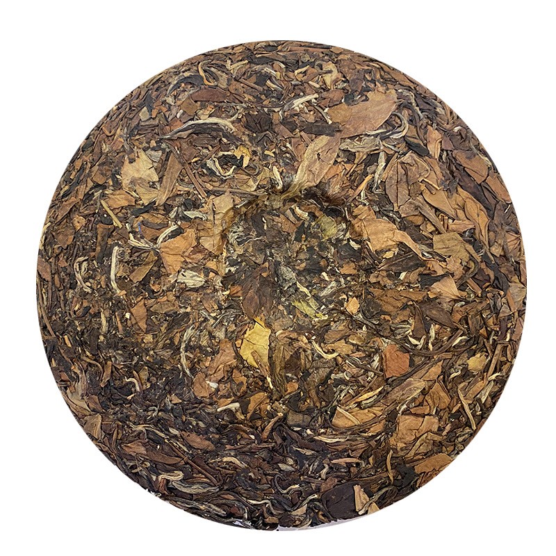 中茗天富白茶饼2016高山寿眉老白茶350g枣香贡眉茶叶批发厂家直供图5