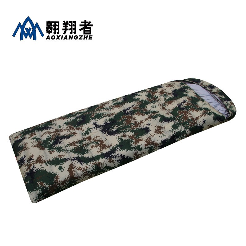 翱翔者迷彩羽绒睡袋加厚保暖规格品种齐全厂家批发图5