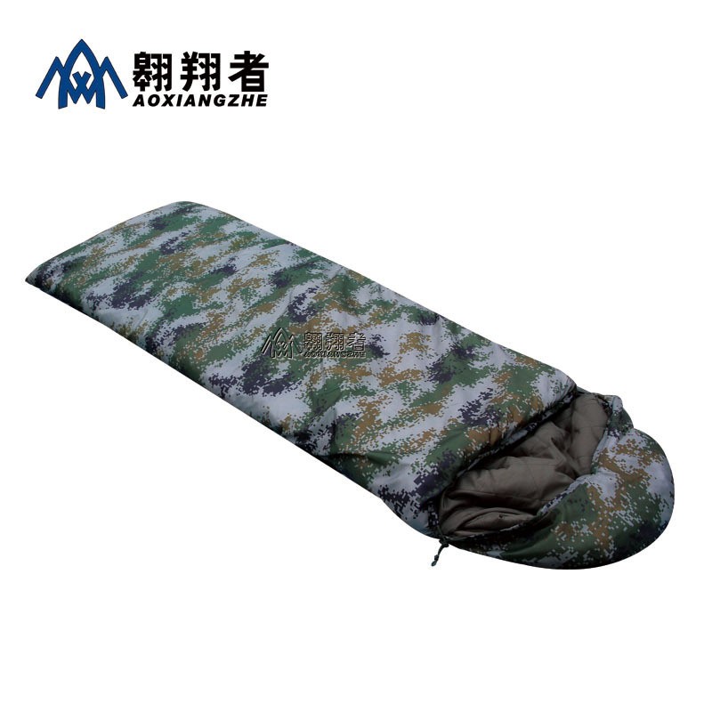 翱翔者单兵迷彩加厚保暖四季通用野营训练睡袋厂家应急救灾现货速图5