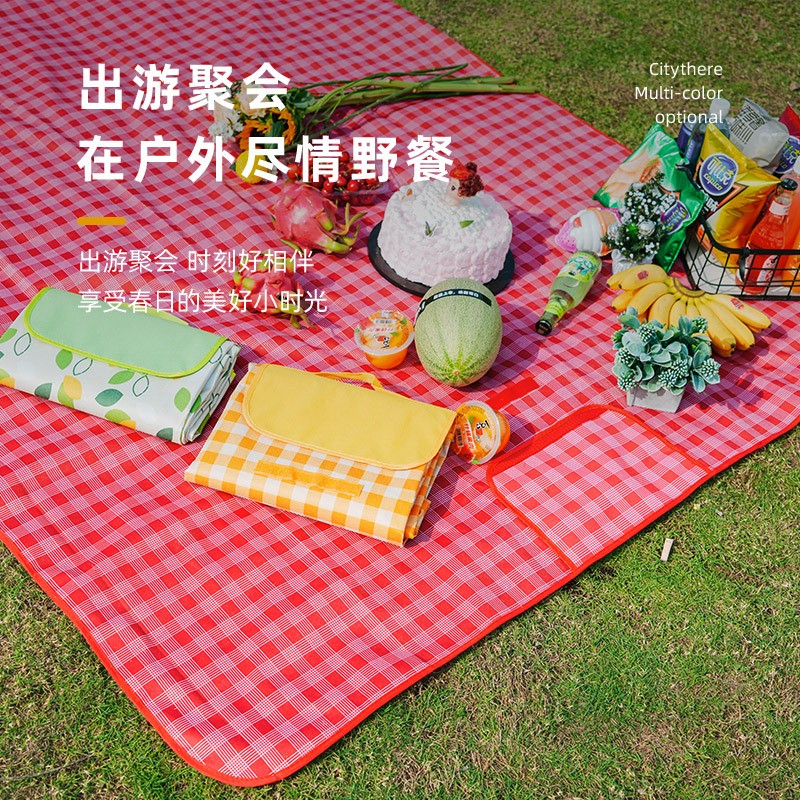 户外野餐垫露营野炊防潮垫便携坐垫子加厚防水野餐布郊游帐篷地垫图4