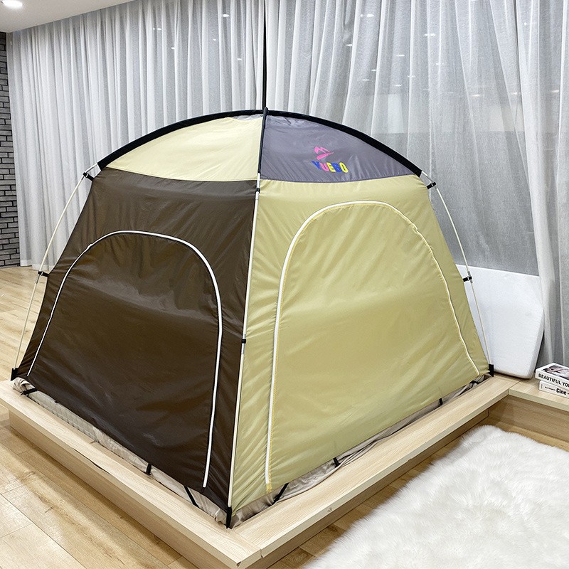 室内帐篷大人可睡觉保暖冬季床上简易帐篷室内防风双人宿舍封闭图4