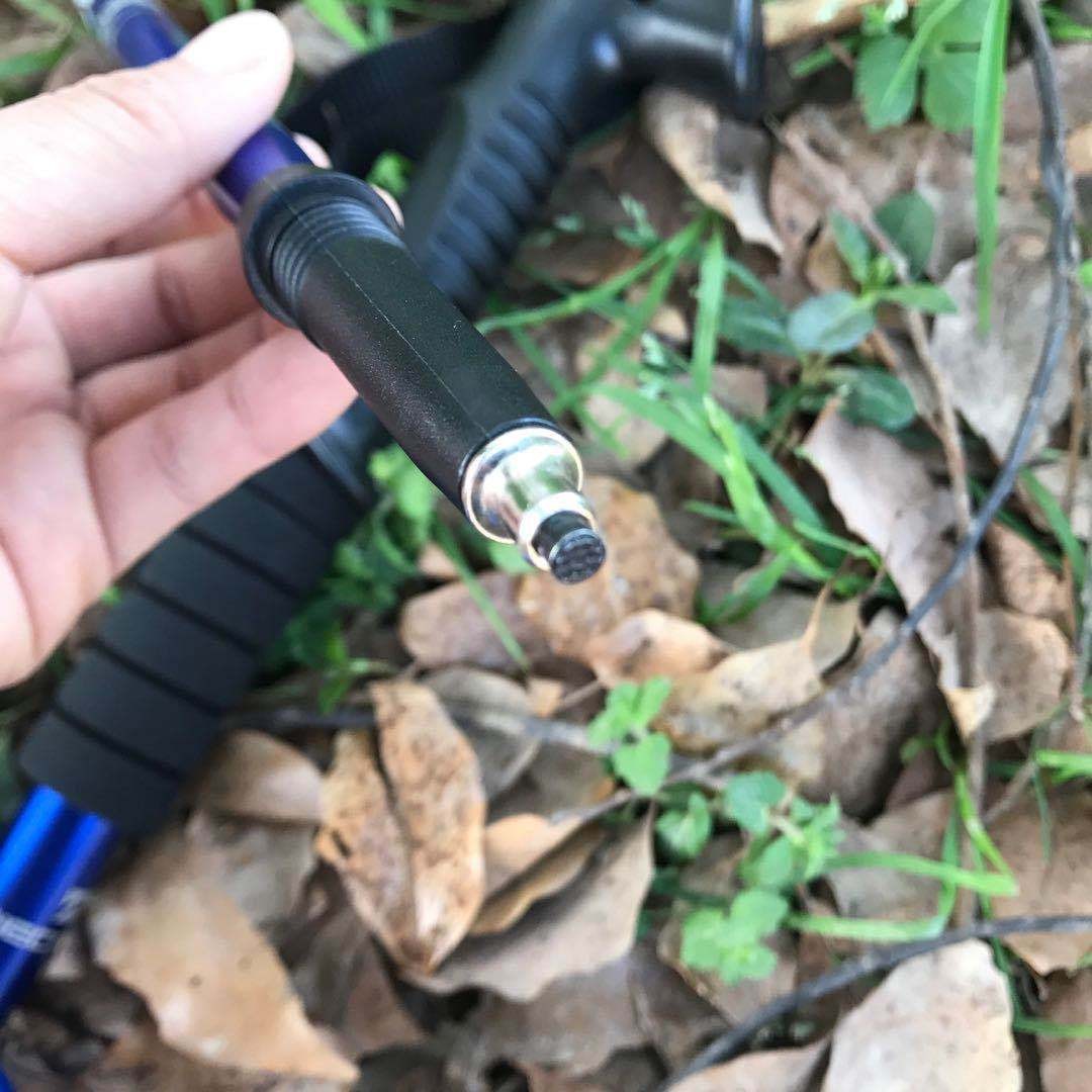 纽卡索铝合金6061四节弯柄登山杖超轻拐杖手杖内锁减震现货G101图5