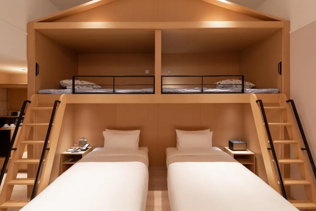 日式雅致家庭双床房图4