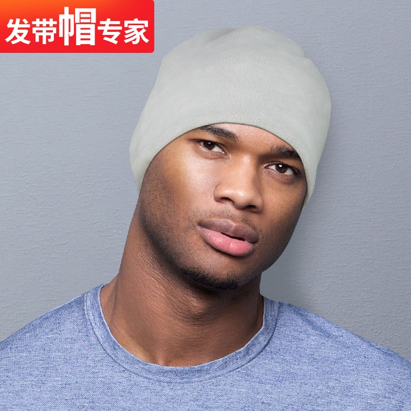 运动装备骑行小帽冬季加绒时尚护耳跑步帽百搭防寒保暖双层运动帽图3