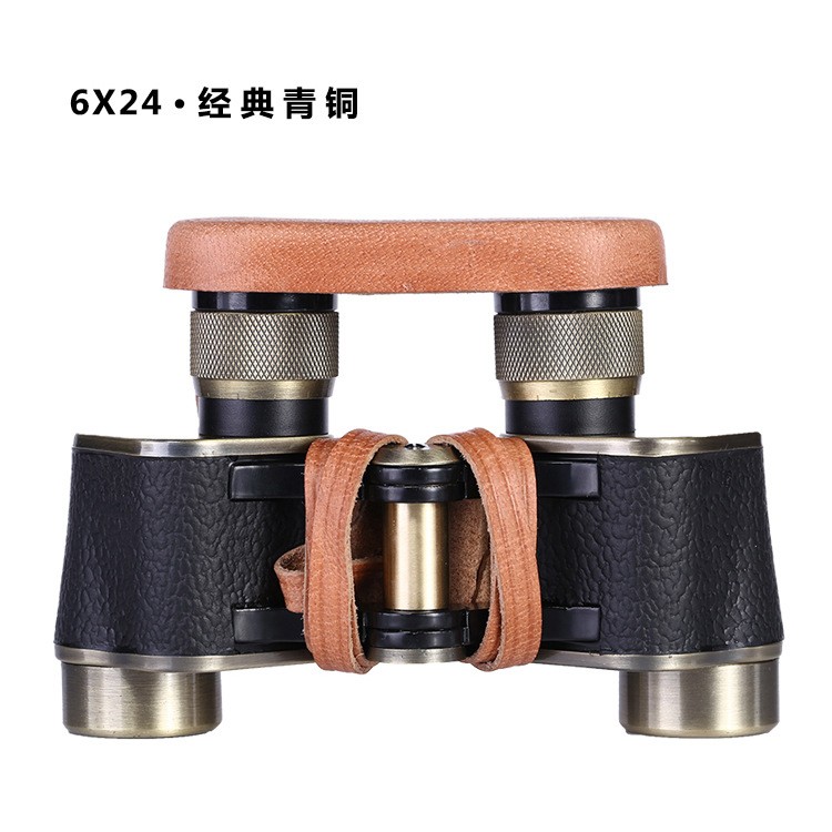 望远镜厂6x24金属双筒望远镜 高清高倍微光夜视坐标户外用品批发图2