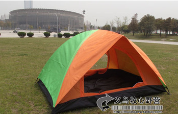 双层双人帐篷 双开门野营帐篷 休闲帐篷 牛津底部 防水好图5
