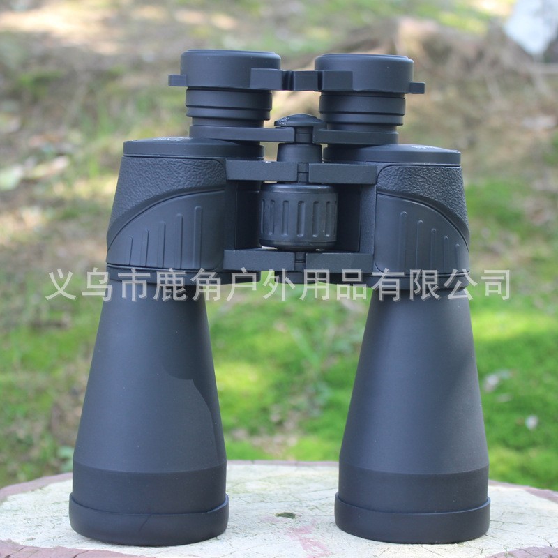 户外野营12X60双筒望远镜 平盖大目镜条纹皮全金属望眼镜高清绿膜图2