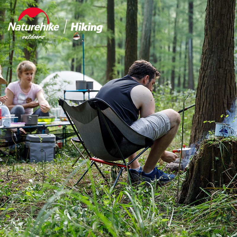 Naturehike挪客户外超轻折叠便携钓鱼沙滩写生月亮椅-YL05YL06图2