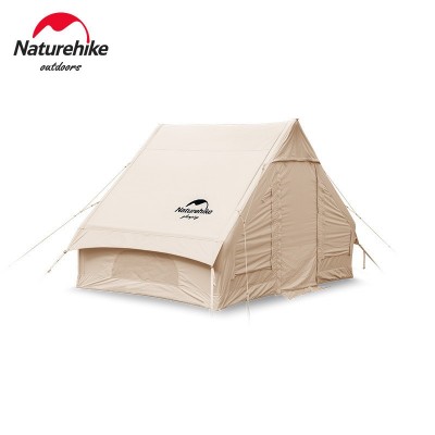 Naturehike 亘棉布充气帐篷露营野营双人加厚棉布帐篷6.3平米