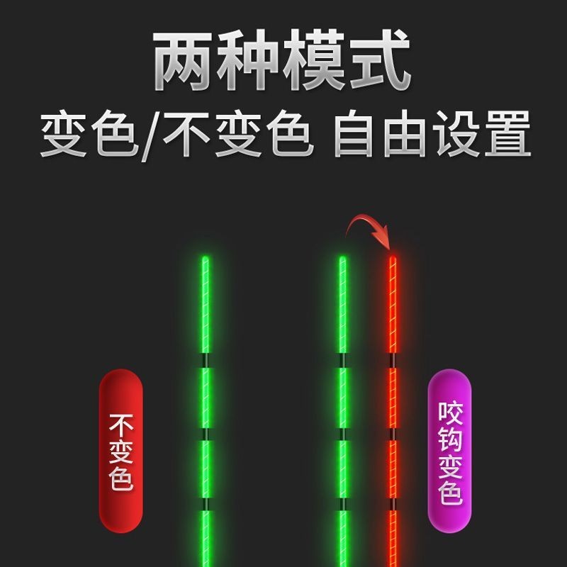 电子漂电子动力源阴天尾水无影高灵敏鲫鱼钓亮日夜两用夜光漂浮漂图4