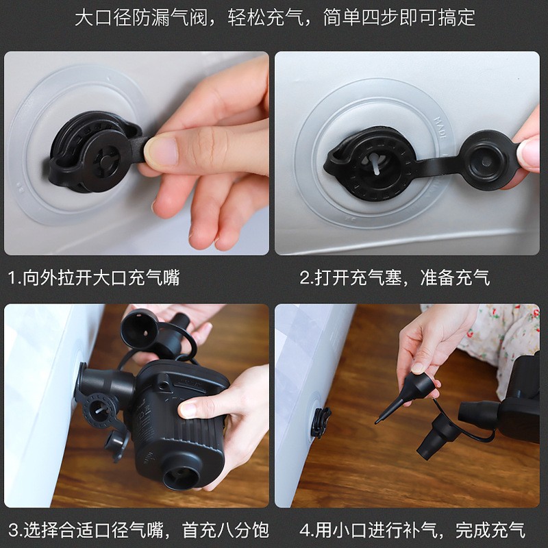 吉龙充气床双人家用 厂家直销新款气垫床户外充气床垫加厚加大图5